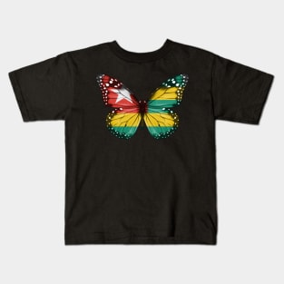 Togolese Flag  Butterfly - Gift for Togolese From Togo Kids T-Shirt